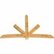 Ekena Millwork Alberta Rough Sawn Timber Gable Bracket, Western Red Cedar, 108"W x 68"H x 4"D x 6"F, 15/12 Pitch GBW108X68X0406ALB00RWR - alternate 5